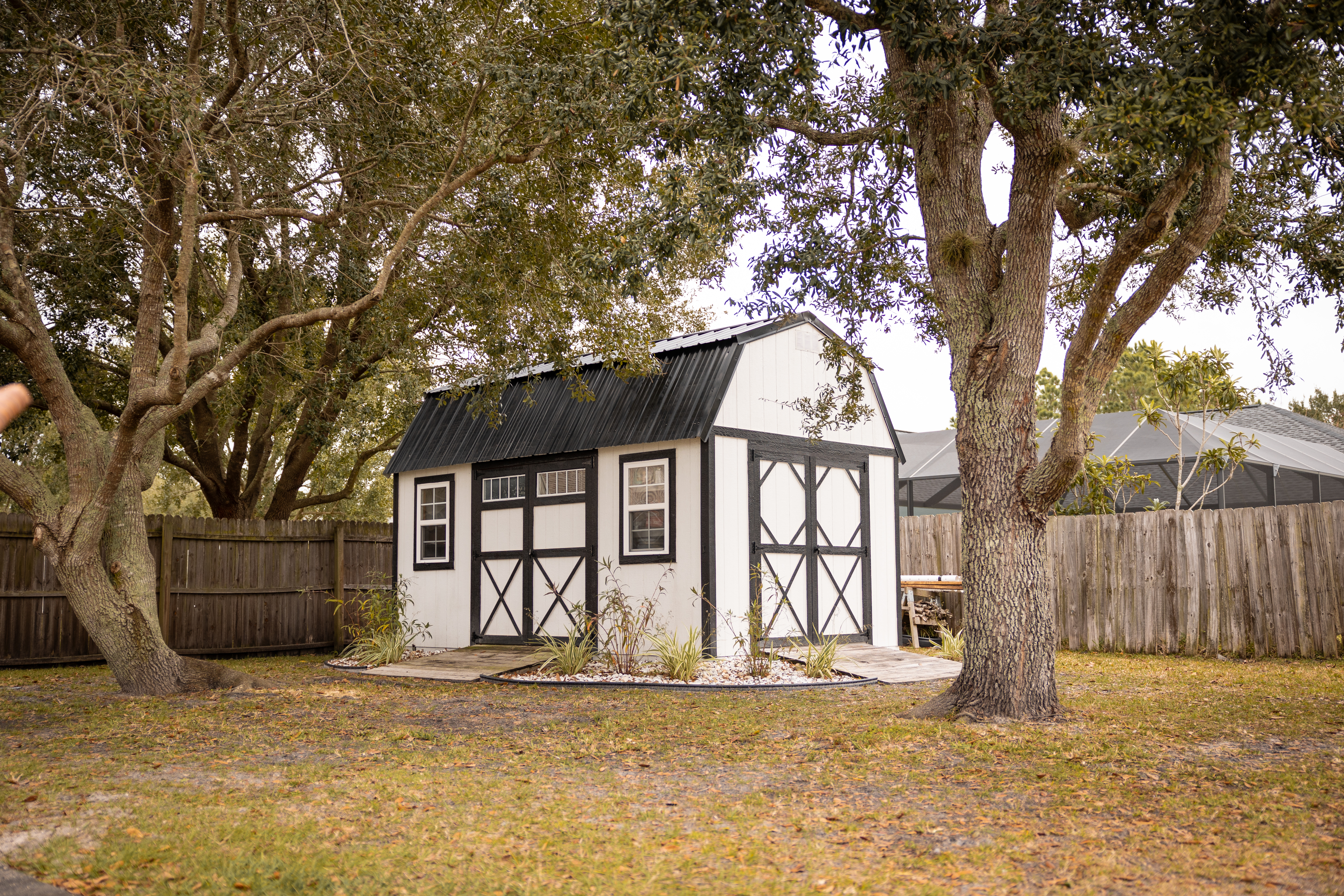 White shed